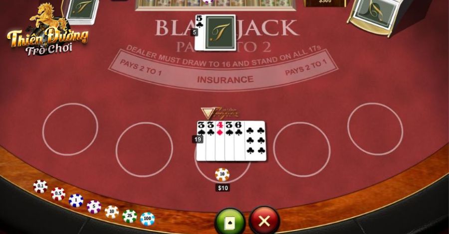 Cách hành động cơ bản trong một ván bài Blackjack online