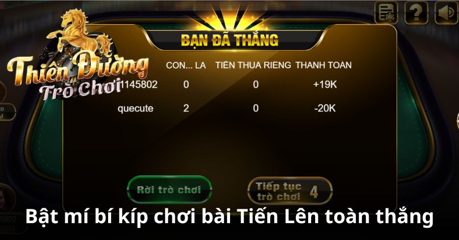 Bật mí bí kíp chơi bài Tiến Lên toàn thắng