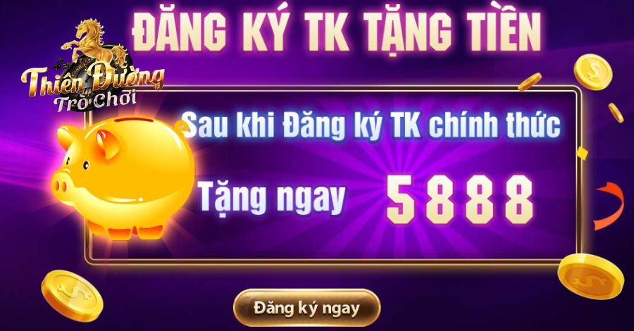 Truy cập vào cổng game và nhấn Đăng ký